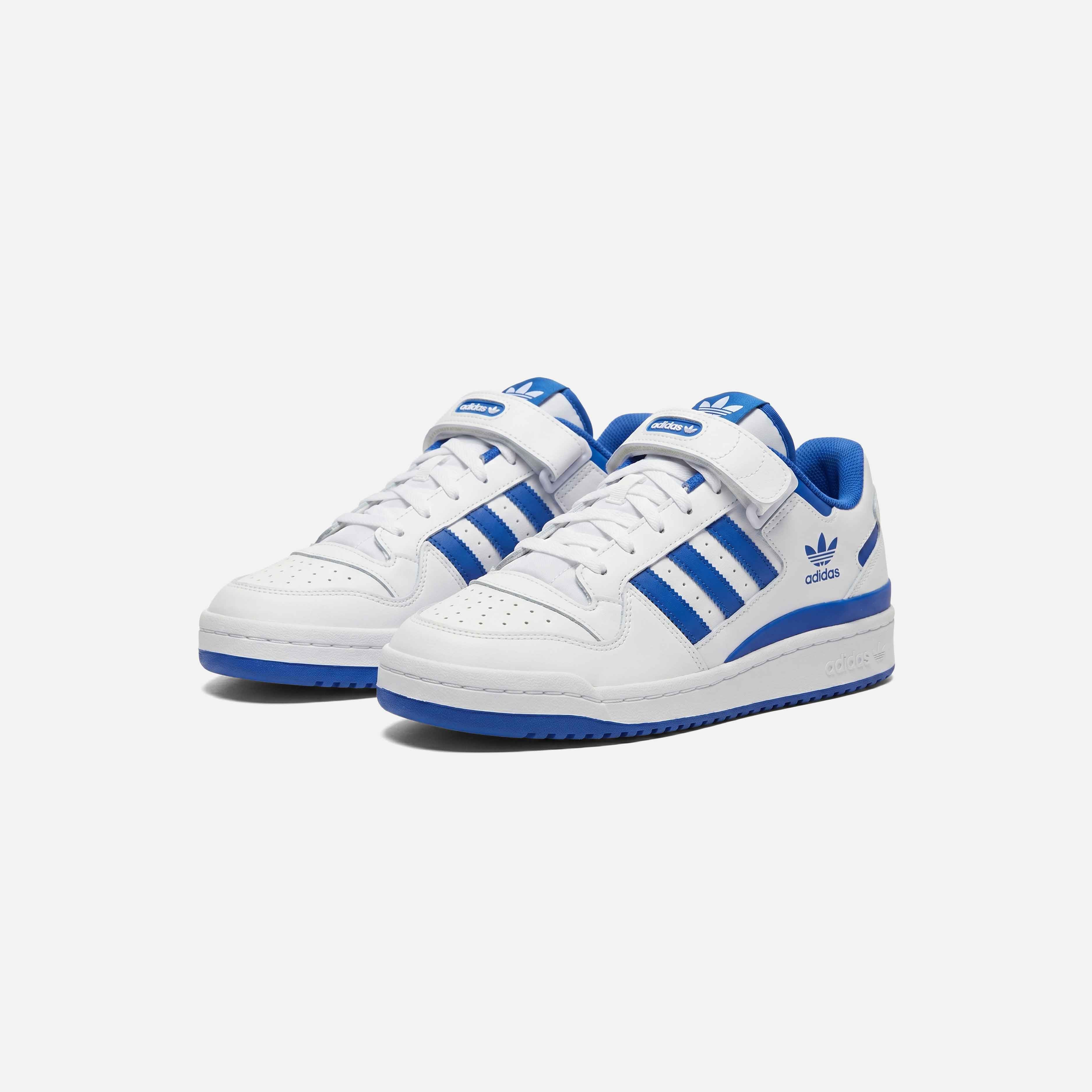 ADIDAS FORUM LOW "WHITE ROYAL BLUE"