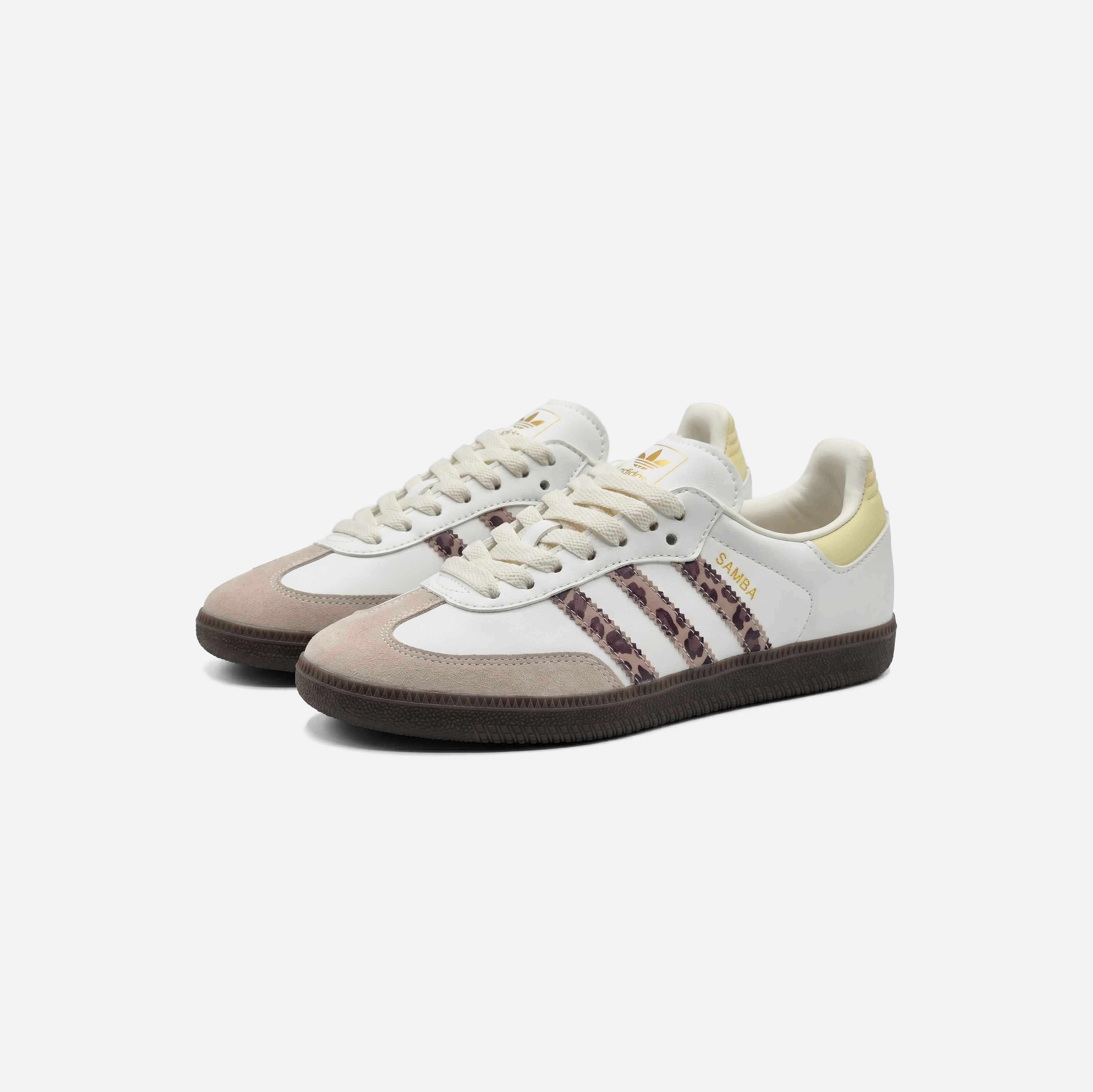 ADIDAS SAMBA OG "LEOPARD WHITE"