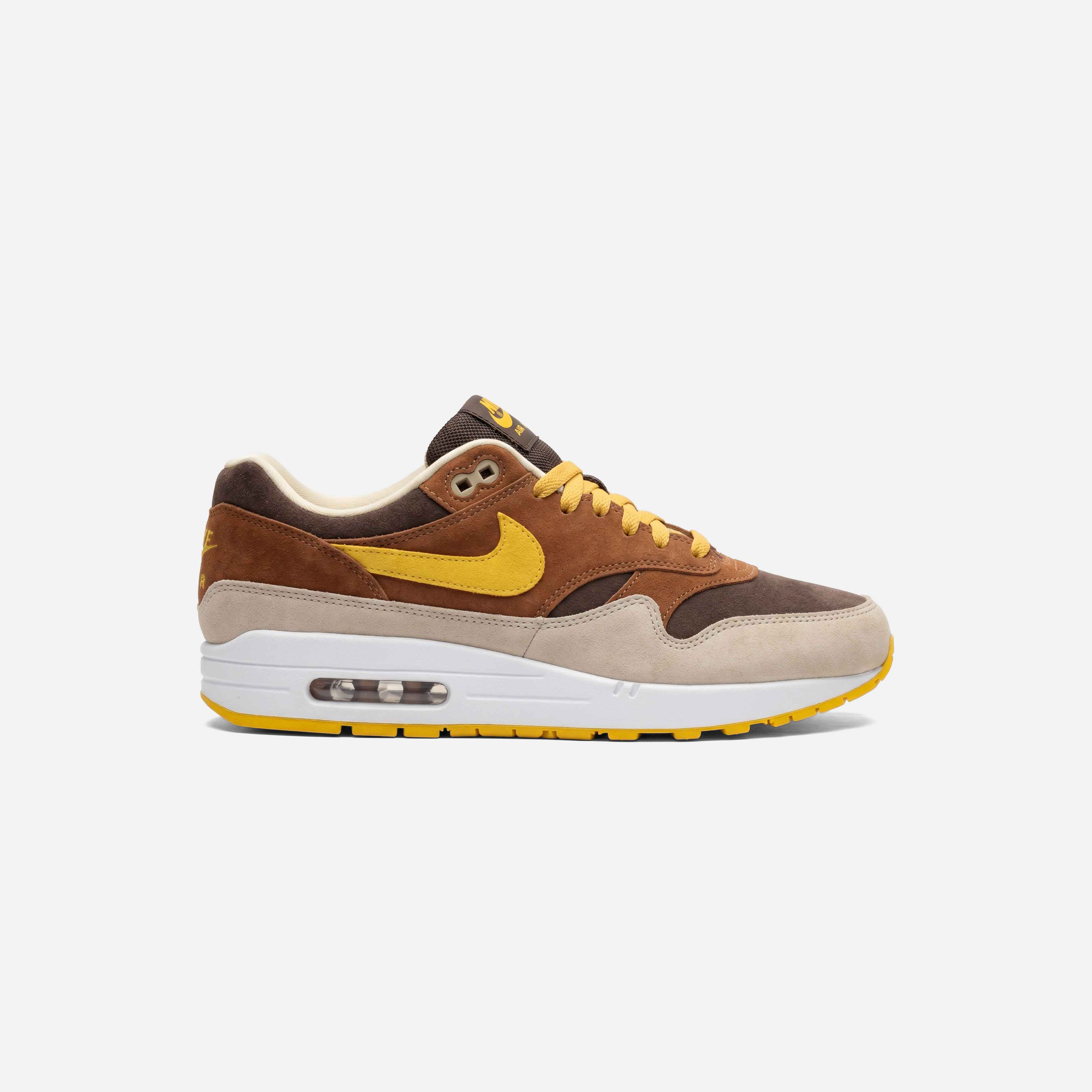 NIKE AIR MAX 1 PRM "DUCK PECAN YELLOW OCHRE"