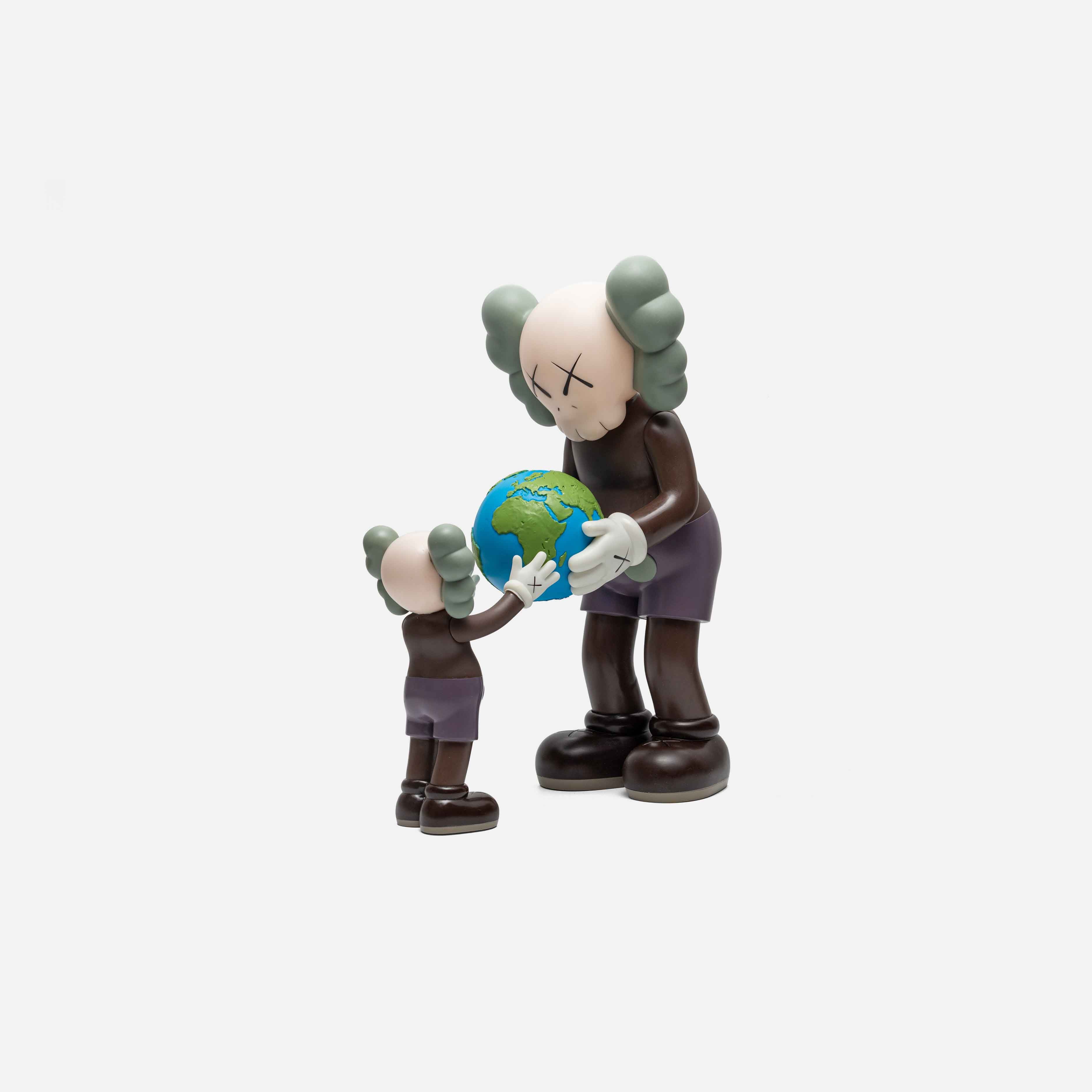 KAWS THE PROMISE VYNIL FIGURE BROWN